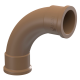 Curva 1.1/2 90º 50mm Água PVC Marrom TIGRE
