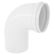 Curva Curta 90º 3'' 75mm PVC Esgoto TIGRE