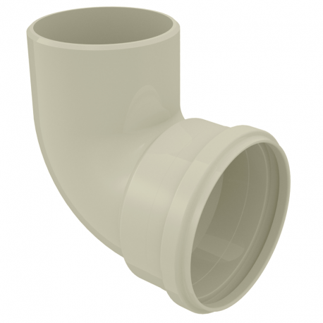 Joelho Circular Transição 88x100mm Aquapluv PVC Style Bege TIGRE