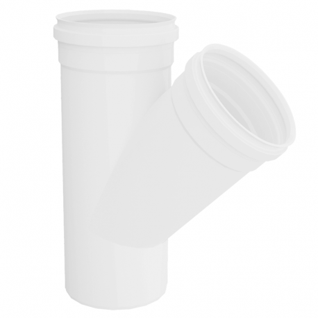 Junção 100x50mm PVC Branco Esgoto TIGRE