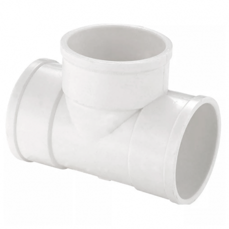 Tê 90º Curto 1.1/2'' 40mm PVC Branco Esgoto TIGRE