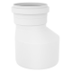 Redução Excêntrica 75x50mm PVC Branco Esgoto TIGRE