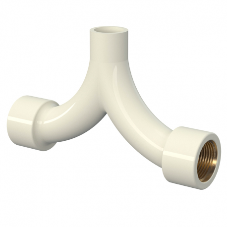 Tê Misturador Transição 1/2'' 15mm Aquatherm Bege TIGRE