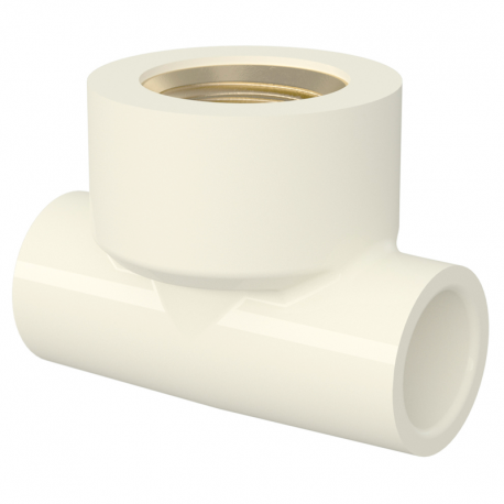 Tê Transição 1/2'' 15mm Aquatherm Bege TIGRE