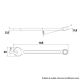 Chave Combinada 13mm romada 41128/113 TRAMONTINA