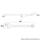 Chave Combinada 17mm 41128/117 TRAMONTINA