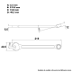 Chave Combinada 18mm Cromada 41128/118 TRAMONTINA
