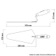 Colher de Pedreiro 10'' 77350105 TRAMONTINA