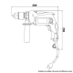Furadeira de Impacto 1/2 500W 220V TRAMONTINA