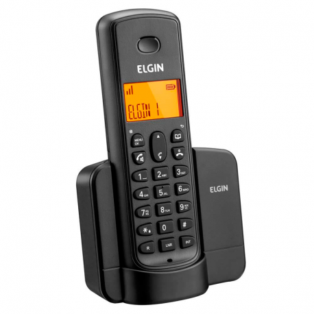 Telefone Sem Fio TSF8001 Preto ELGIN