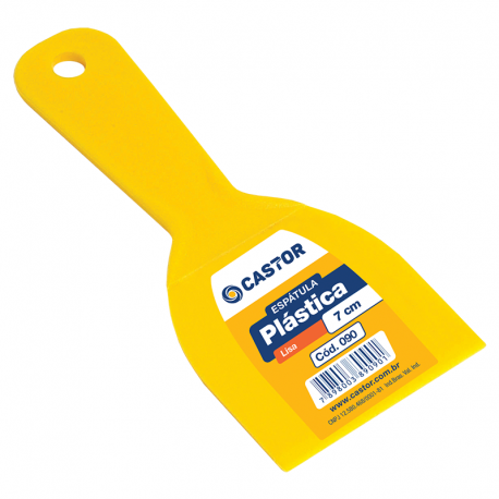 Espátula Plástica 7cm Lisa 90 CASTOR