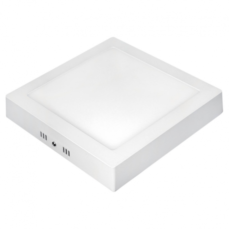 Painel LED Sobrepor Quadrado Branco 12W 6500K Luz Branca 15070122 TASCHIBRA
