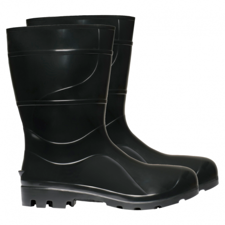 Bota Trator PVC Preta Cano Médio Nº 37 FIXTIL