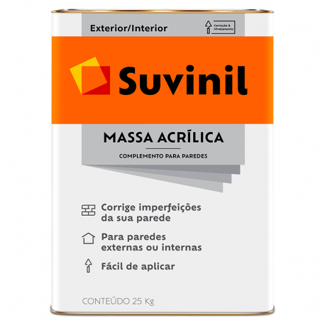 Massa Acrílica 25kg SUVINIL