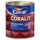 Tinta Esmalte Premium Coralit Marrom Conhaque Brilhante 0,9L CORAL