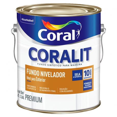 Fundo Nivelador para Madeira 3,6L CORAL