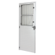 Porta Lambril Social 2,10x80cm Esquerda Alumínio Branco Elegance ALIANCE
