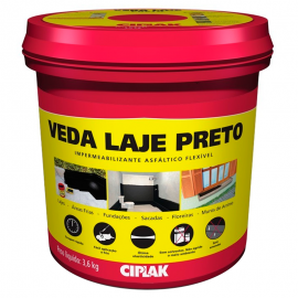 Veda Laje Galão 3,6kg Preto CIPLAK