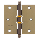 Dobradiça Ferro Oxidado Envernizado com Anel 3'' Kit com 3 Peças S-1007FOEA