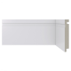 Rodapé de Poliestireno 100x16mm Branco Barra com 2,40m 457RP/BR SANTA LUZIA